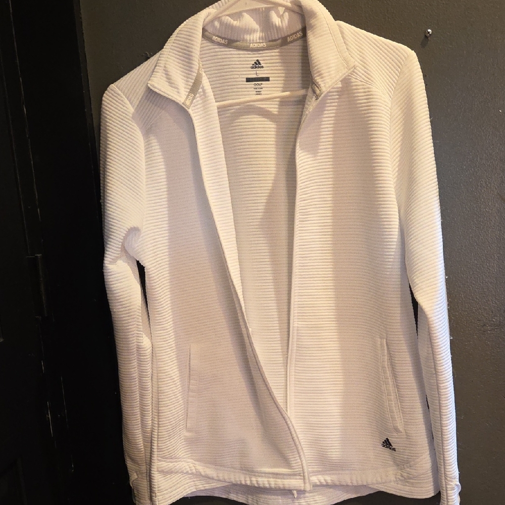 Adidas Women's White Golf Jacket